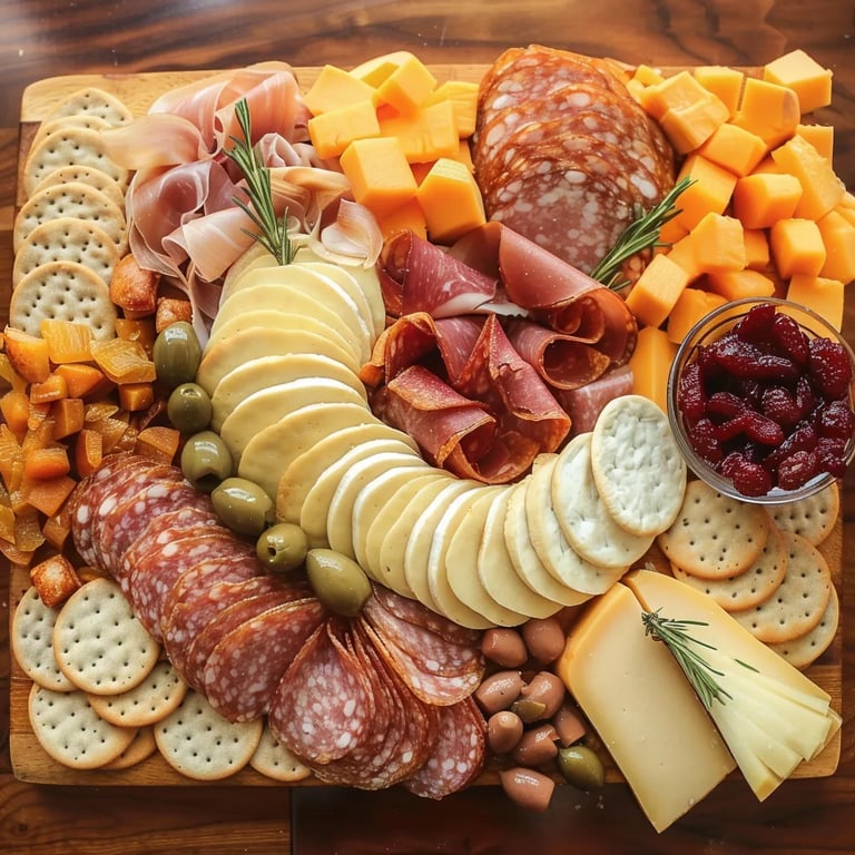 Thanksgiving Turkey Charcuterie Board