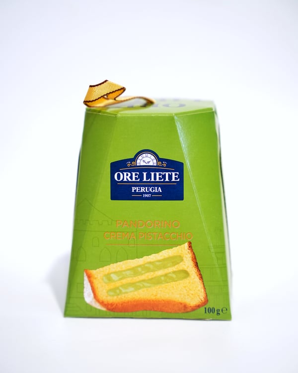 ORELIETE MINI PANDORO WITH PISTACHIO CREAM 100 GR