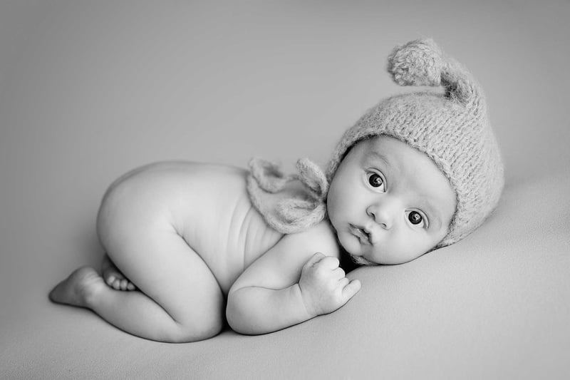 Newborn baby photoshoot in Wimbledon studio