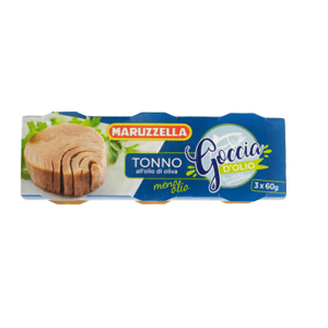 TUNA MARUZZELLA GR 60 X 3 IN OLIVE OIL IN TIN (LESS OIL)
