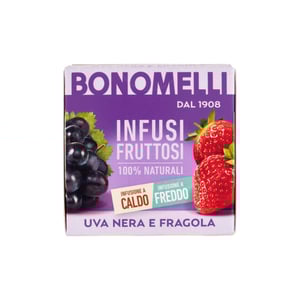 BONOMELLI INFUSIONS BLACK GRAPE AND STRAWBERRY 24 GR