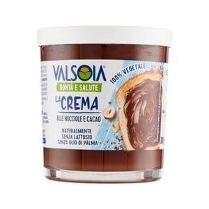 VALSOIA HAZELNUT SPREADABLE CREAM 200 GR