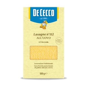 DE CECCO 112 LASAGNE ALL'UOVO GR500