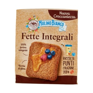 MULINO BIANCO FETTE BISCOTTATE INTEGRALI 40 GR 315