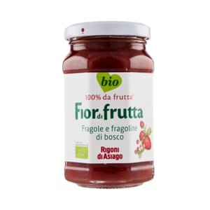 RIGONI ORGANIC STRAWBERRIES AND WILD STRAWBERRIES JAM 250g