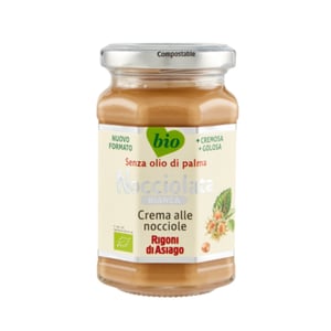 RIGONI BIO WHITE HAZELNUT AND MILK SPREADABLE CREAM 250g
