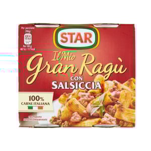 STAR GRANRAGU SALSICCIA (SAUSAGE) 2X180GR