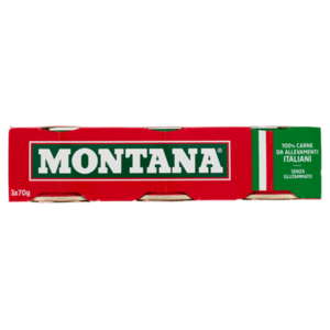 MONTANA CARNE (BEEF JELLY IN TIN) 3X70GR