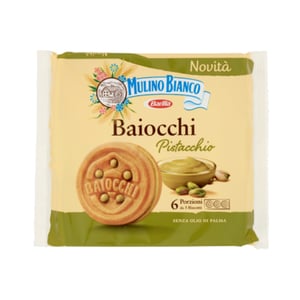 MULINO BIANCO COOKIES BAIOCCHI PISTACHIO GR 168