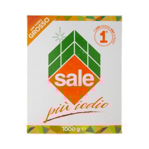 ITALKALI SALE DI SICILIA IODATO GROSSO (COARSE SALT) 1 KG