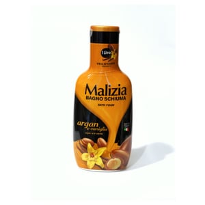 MALIZIA SHOWER GEL BATH FOAM ARGAN/VANILLA 1LT