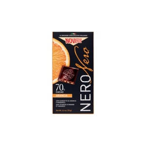 NOVI BLACK CHOCOLATE ORANGE AND ALMONDS 75 GR