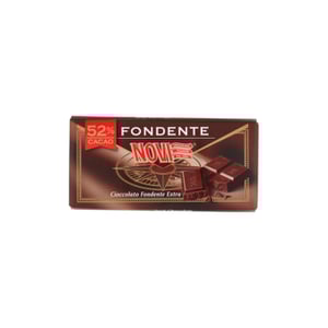 NOVI DARK CHOCOLATE BAR 52% 100 GR