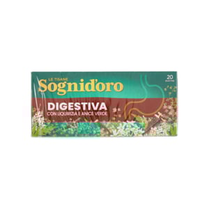 SOGNID'ORO DIGESTIVE HERBAL TEA 20 FILTERS 40 GR - DIGESTIVA