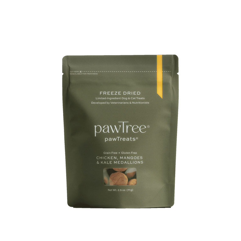 Freeze Dried Chicken, Mangoes & Kale