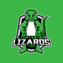 team Lightning Lizards U13 logo