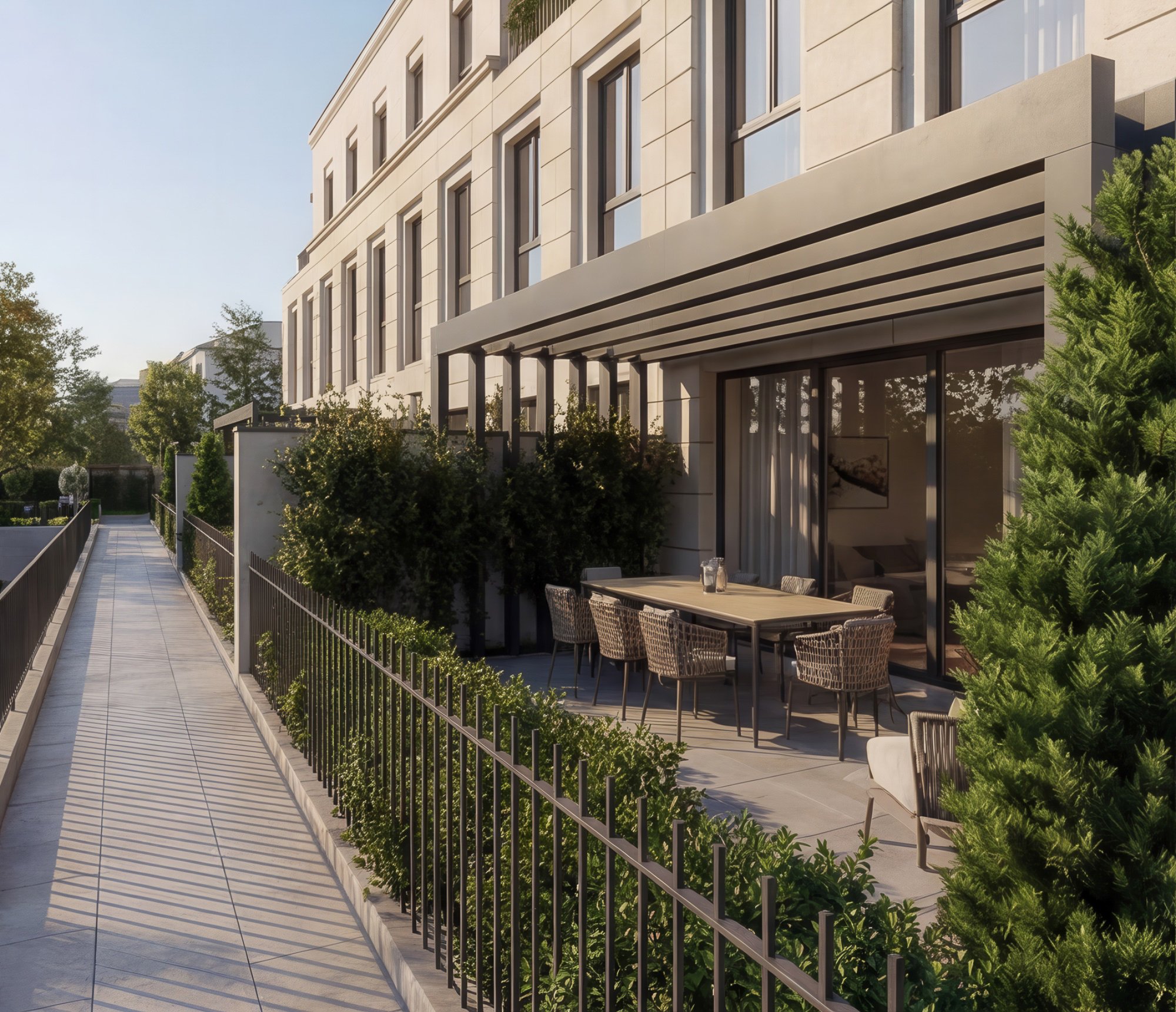 Mayfair Residence, exterior