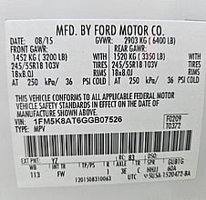 2016 FORD Explorer