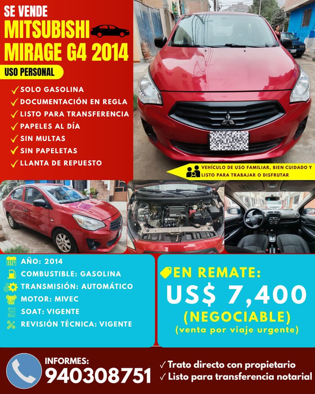 2014 Mitsubishi Mirage