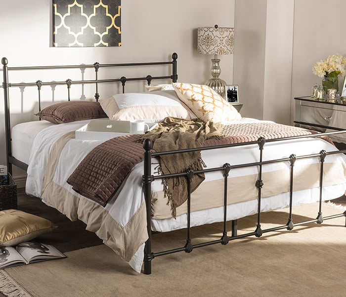 Nightstands that go with iron beds new arrivals