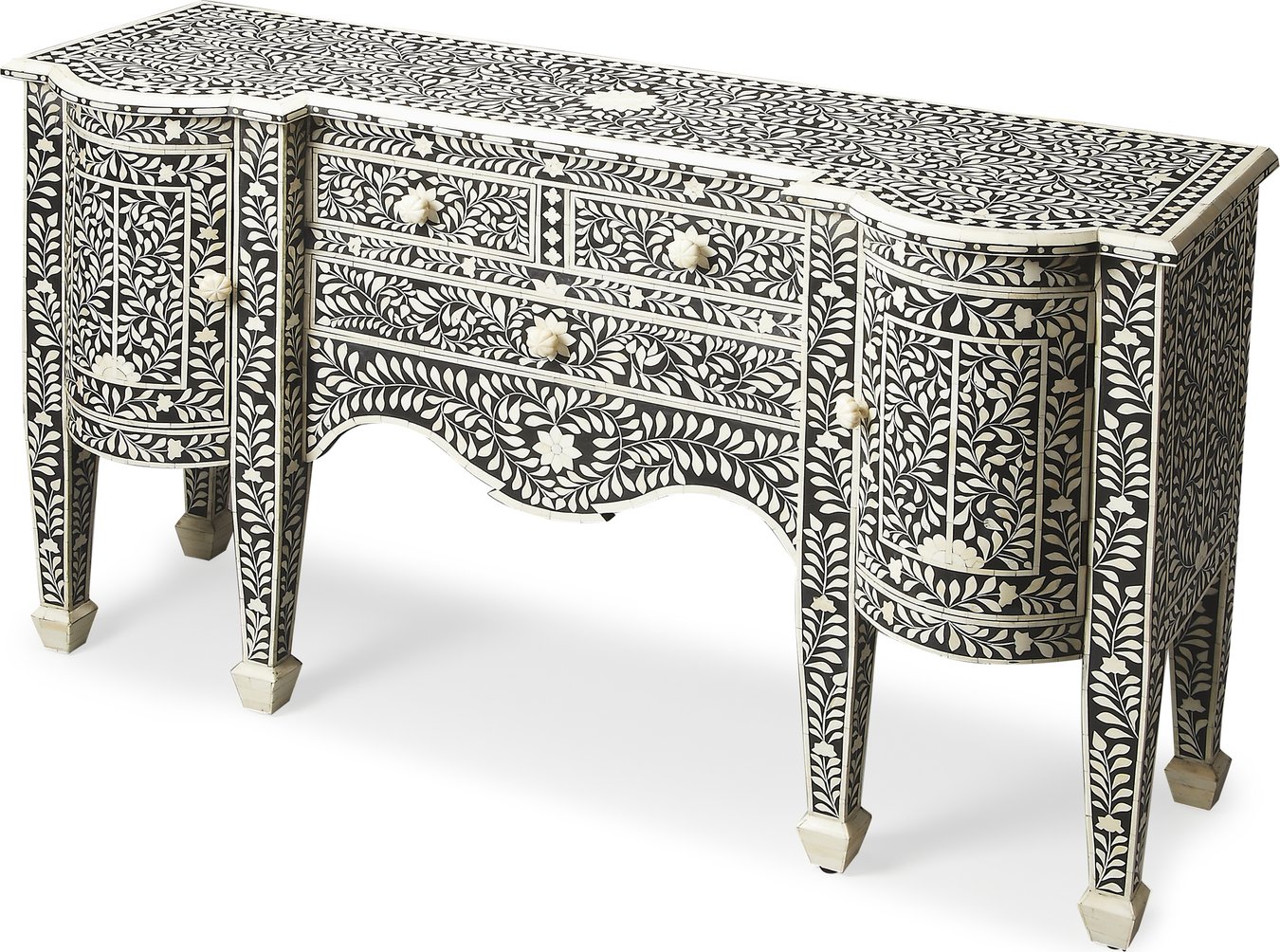 Victoria Black Bone Inlay Buffet Victoria Black Bone Inlay Buffet