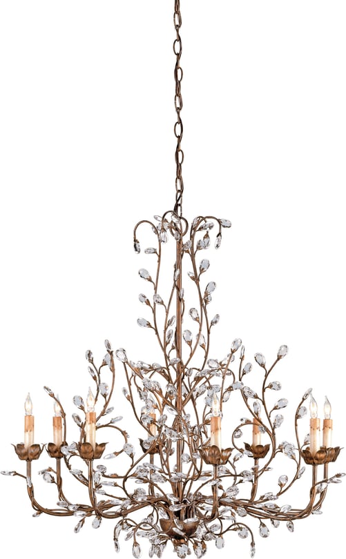 Currey and Company Crystal Bud Chandelier - Thumbnail 2