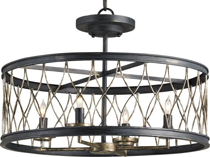 Crisscross Pendant/Semi-Flush - Thumbnail 3