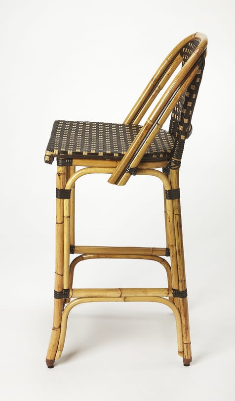 Lila Rattan Barstool