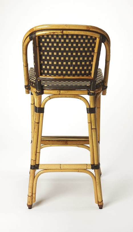 Lila Rattan Barstool - Thumbnail 5