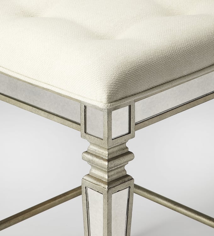 Celeste Mirrored Counter Stool - Thumbnail 2