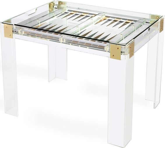 Interlude Home Pierre Backgammon Table
