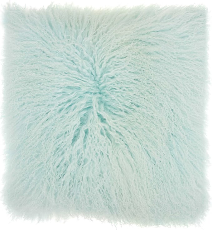 Mina Victory Couture Fur Throw Pillow