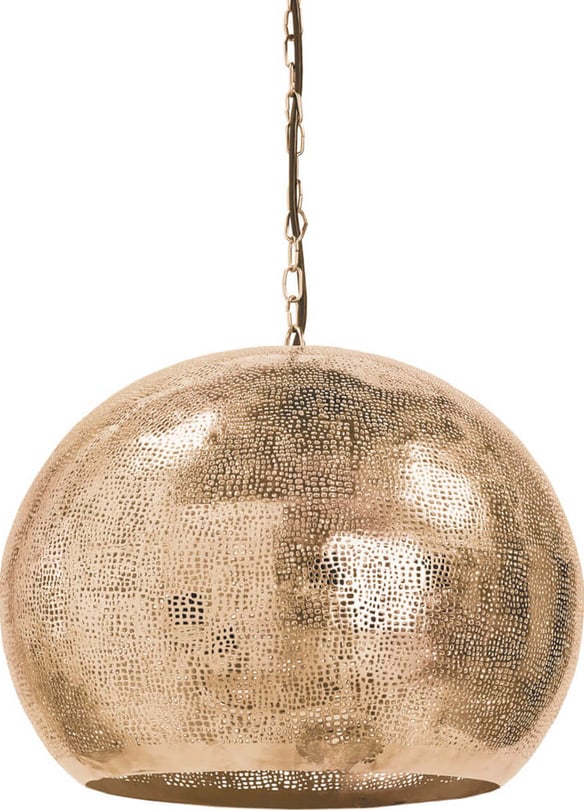 Regina Andrew Pierced Metal Sphere Pendant