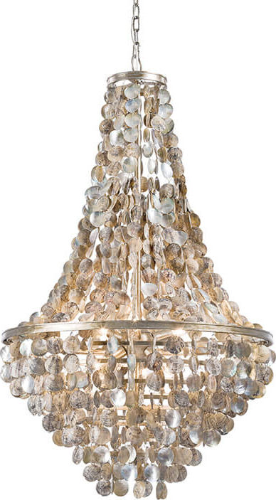 Regina Andrew Capri Abalone Shell Chandelier