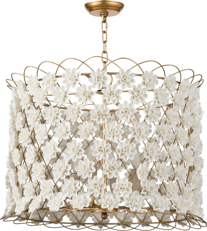 Alice Porcelain Flower Chandelier