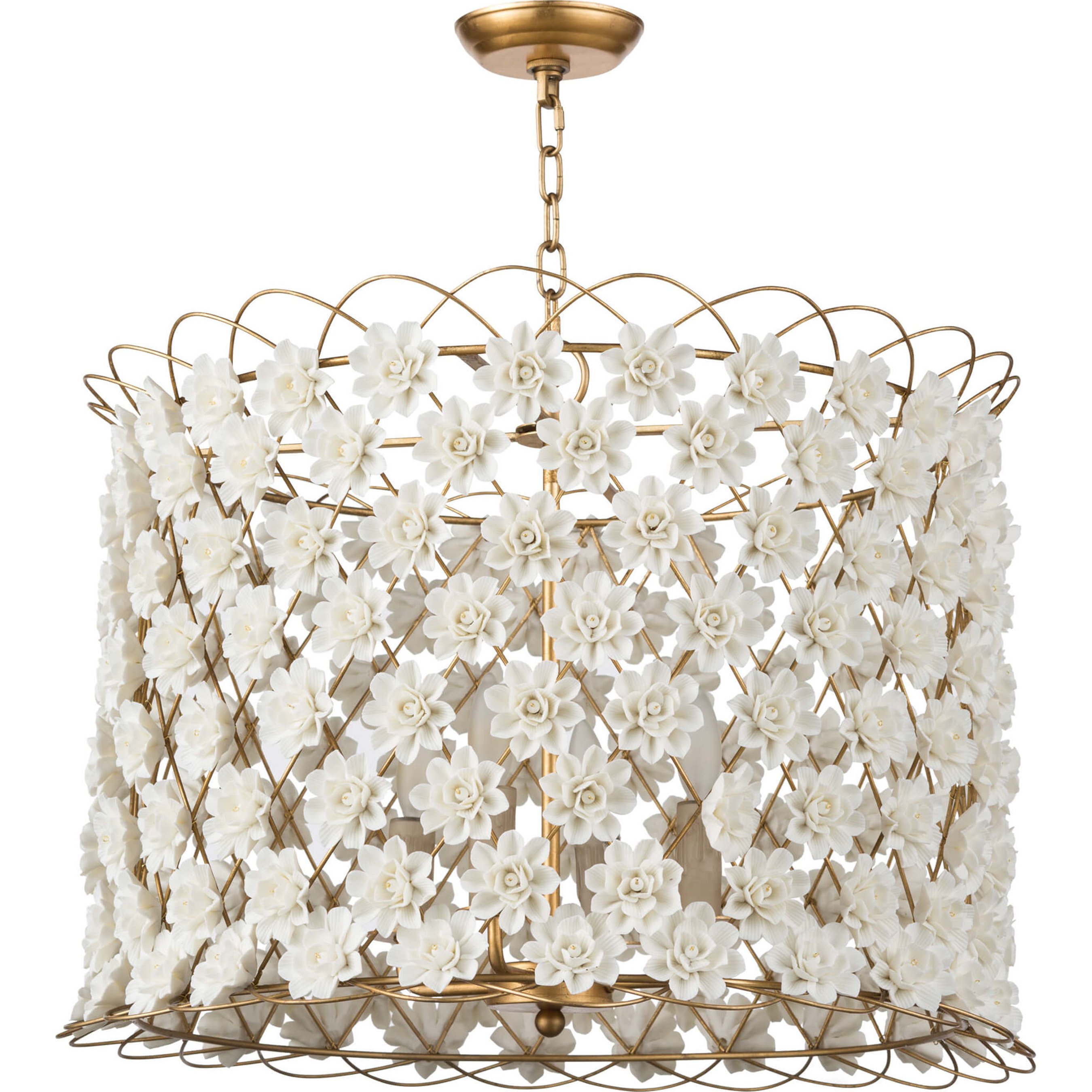 Regina Andrew Alice Porcelain Flower Chandelier | Layla Grayce