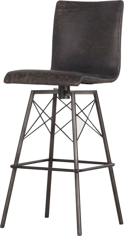 Diaw Rialto Leather Bar Stool - Thumbnail 2