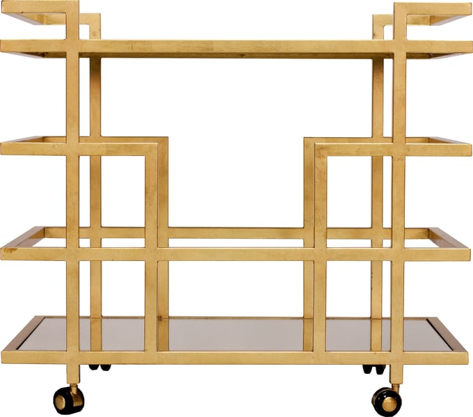 Ireland Linear Bar Cart - Thumbnail 2