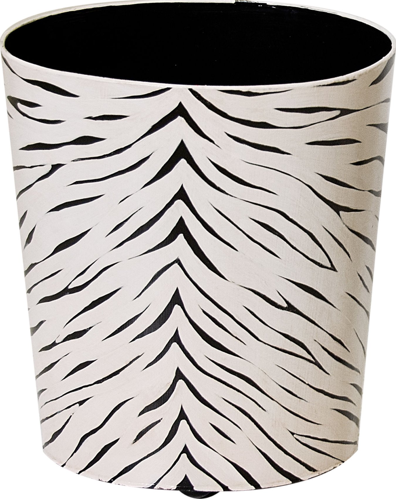 Worlds Away Hide Wastebasket