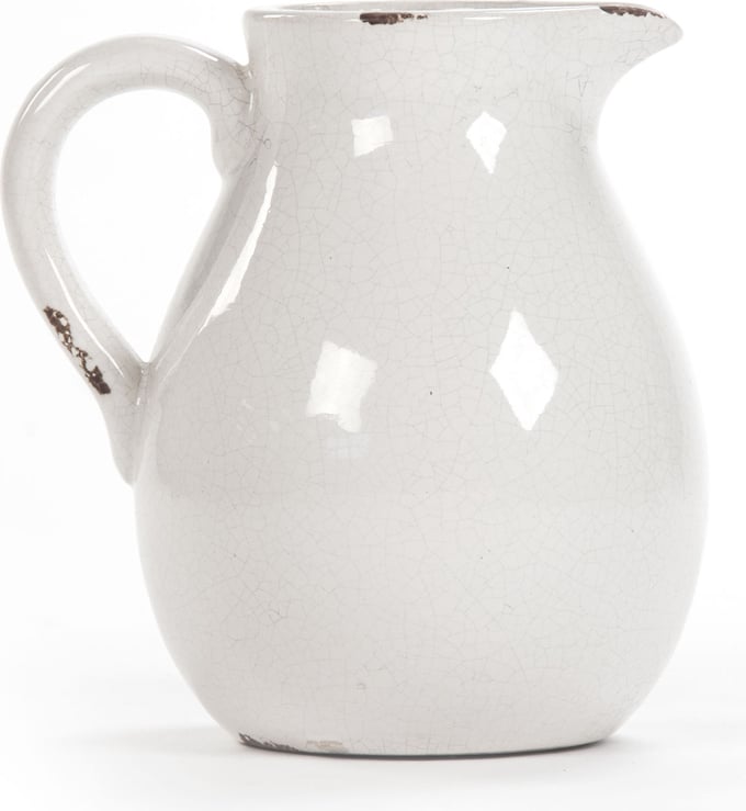 Distressed Crackle Pitcher