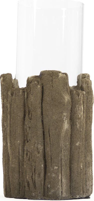 Wood Pattern Candle Holder