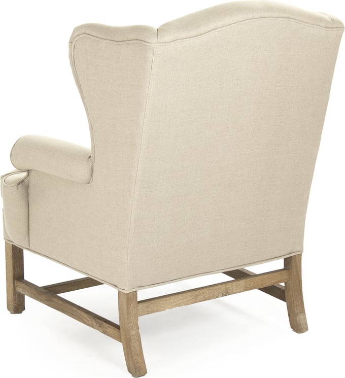 Fabien Wingback Chair - Thumbnail 2