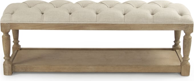 Patrice Tufted Bench - Thumbnail 2