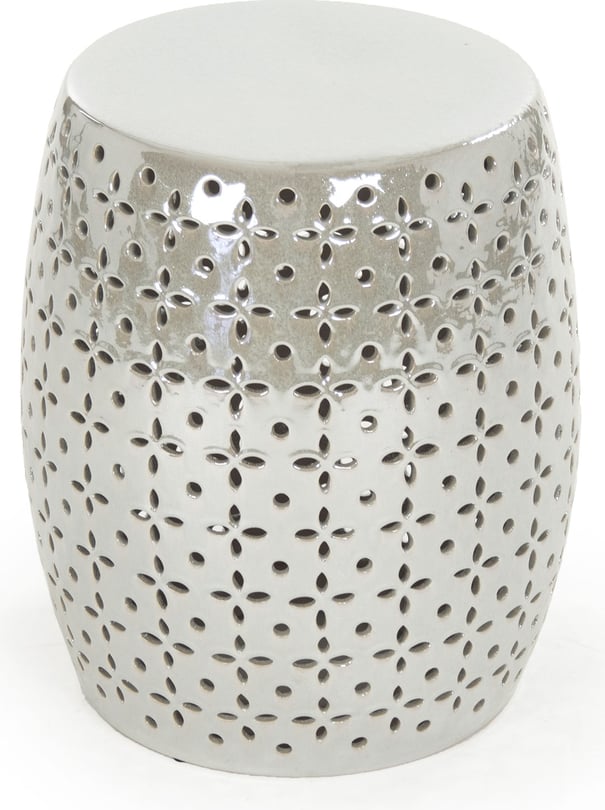 Lovell Garden Stool Grey