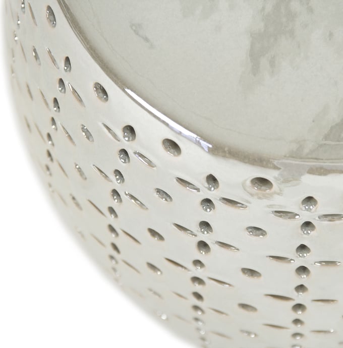 Lovell Garden Stool Grey - Thumbnail 3