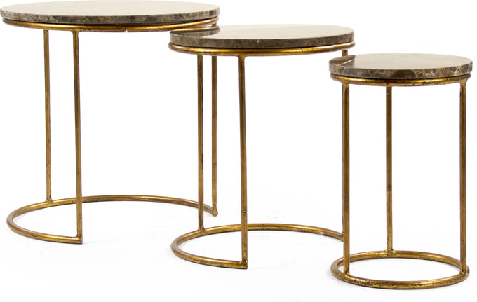 Zentique Clovis Nesting Side Tables - Thumbnail 2