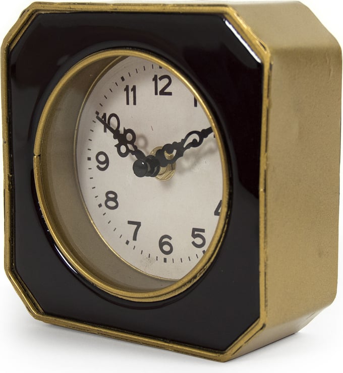 Zentique Black and Gold Clock - Thumbnail 2