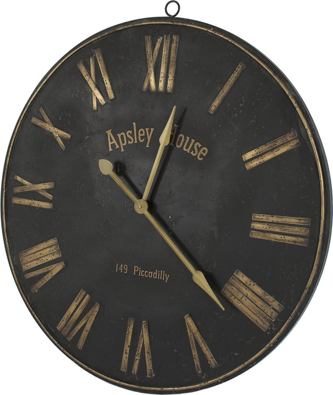 Zentique Black Iron Wall Clock