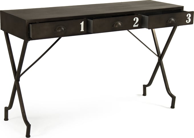 Iron Console With Drawers