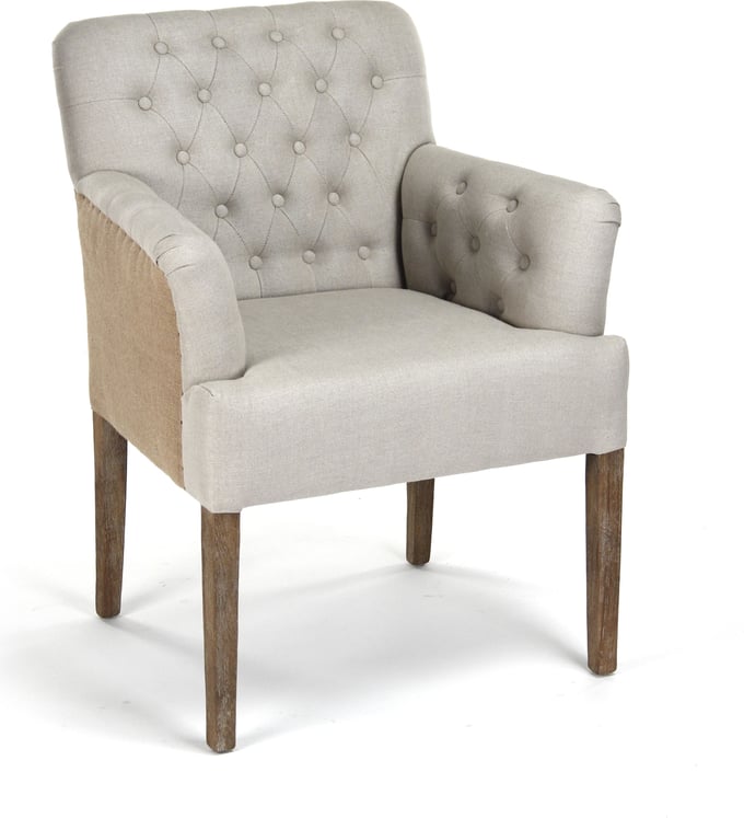 Zentique Barrois Tufted Arm Chair